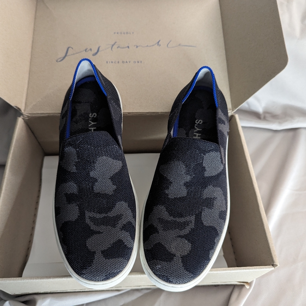Rothys Camo Slip On Sneaker size 8.5